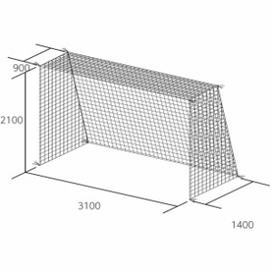 トーエイライト TOEI LIGHT フットサル･ハンドゴールネット バレーネット (b2849)