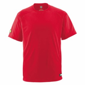 デサント DESCENTE 丸首Tシャツ 野球 ソフトベースボールTシャツ (DB200-RED)