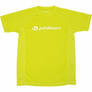 ファイテン PHITEN RシャツSPハンソデ ライム/シロ S ボディケア 半袖Tシャツ (jg357003)