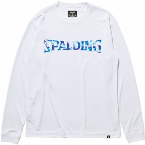 spalding(スポルディング) L/STシャツ デジカモロゴ バスケット長袖Tシャツ (smt22113-2000)