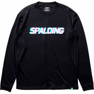 spalding(スポルディング) L/STシャツ レイヤーロゴ バスケット長袖Tシャツ (smt22136-1000)