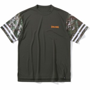 spalding(スポルディング) Tシャツ ミルテック カモスリーブ バスケット 半袖Tシャツ (smt23008-3900)