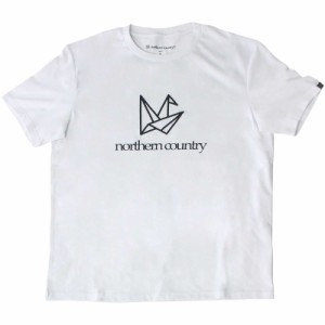 ノーザンカントリーnortherncountry T-SHIRTS(FRONT LOGO) アウトドア半袖Tシャツ (tr1306-wt)