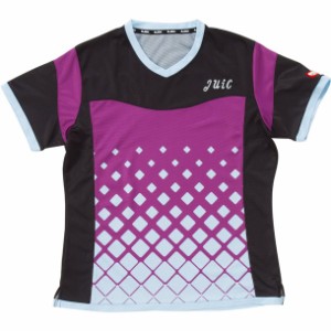 ジュイック juic サーフアルファー レディース 卓球ゲームシャツ (5569-pu)