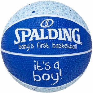 spalding(スポルディング) ベイビーズファーストボーイSZ1 ブルー バスケット 競技ボール (65892z)