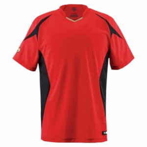デサント DESCENTE ベースボールシャツ 野球 ソフトベースボールTシャツ (DB116-RED)