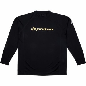 ファイテン(phiten) RシャツSP 長袖 BK/キン M ボディケア長袖Tシャツ (jg354004)