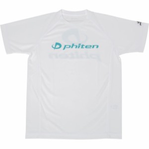 ファイテン PHITEN RシャツSPハンソデ WH/Bグリーン XO ボディケア 半袖Tシャツ (jg395007)