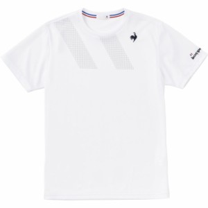 lecoqsportif(ルコック) ソレイユ ゲームシャツ テニス ゲームシャツ M (qtmvja90-wh)