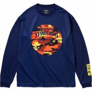 スポルディング SPALDING ロングスリーブTシャツ マルチカモボール バスケット長袖Tシャツ (smt211030-5400)