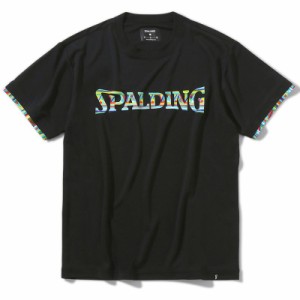 spalding(スポルディング) Tシャツ アフリカントライバルロゴ バスケット 半袖 Tシャツ (smt22006-1000)