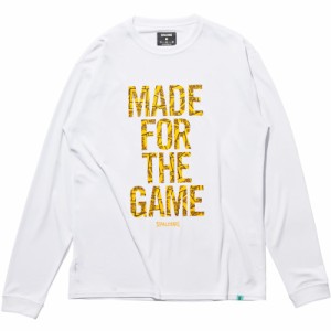 spalding(スポルディング) L/STシャツ メイドフォーザゲームロゴ バスケット長袖Tシャツ (smt22121-2000)