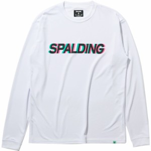 spalding(スポルディング) L/STシャツ レイヤーロゴ バスケット長袖Tシャツ (smt22136-2000)