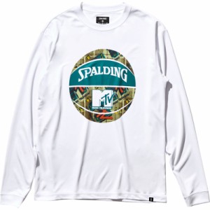 spalding(スポルディング) L/STシャツ MTV プレイド ボール バスケット長袖Tシャツ (smt22152m-2000)