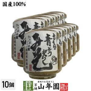 国産 おばあちゃんの青とうがらし味噌 100g×10個セット ごはんのお供 お土産 ギフトセット プレミアム特典で送料無料 お茶 父の日 お中