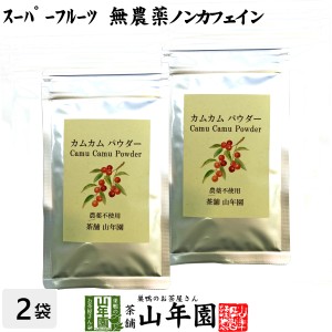 【無農薬】カムカムパウダー 50g×2袋セット ペルー産 粉末 ノンカフェイン ビタミンC ヨーグルト スムージー 苗 サプリ 健康茶 プレミア