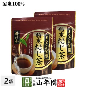 日本茶 お茶 茶葉 掛川茶 粉末 焙じ茶 50g×2袋セット 健康 プレミアム特典で送料無料 国産 緑茶 ダイエット ギフト プレゼント お茶 父