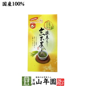 玄米茶 ティーバッグ 国産 5g×20パック 三角ティーパック 茶葉 緑茶 ギフト 還暦 送料無料 お茶 父の日 お中元 2024 ギフト プレゼント 