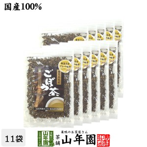 ごぼう茶 国産 70g×11袋セット ノンカフェイン ゴボウ茶 牛蒡茶 焙煎ごぼう茶 食物繊維 ごぼうの皮茶 プレミアム特典で送料無料 お茶 父