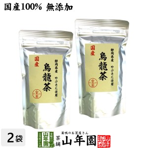 【国産 100%】烏龍茶 ウーロン茶 100g×2袋セット 無添加 静岡県産 やぶきた品種 国産 ダイエット 日本茶 茶葉 ギフト プレミアム特典で