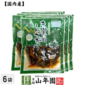 【国産原料使用】沢田の味 きゅうりしょうが しょうゆ漬 80g×6袋セット プレミアム特典で送料無料 自然と健康の郷 群馬県吾妻郡産 健康 