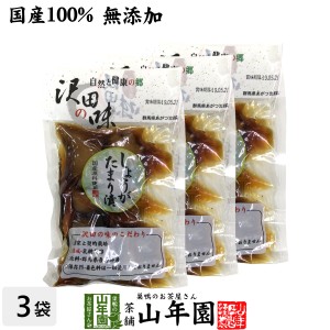 【国産原料使用】沢田の味 しょうが たまり漬 100g×3袋セット 自然と健康の郷 群馬県吾妻郡産 健康 ダイエット チャイ 送料無料 お茶 母