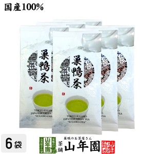 【高級日本茶】巣鴨のお茶屋さん山年園でしか買えない「巣鴨茶」 100g×6袋セット 茶葉 深蒸し茶 緑茶 国産 掛川茶 茶葉 プレミアム特典