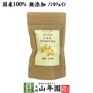 【国産100%】生姜茶 ジンジャーティー 2g×12パック 生姜100% 国産 無添加 ノンカフェイン ショウガ茶 しょうが茶 ギフト 送料無料 お茶 