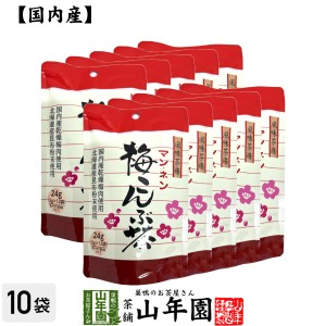 梅こんぶ茶 うめ昆布茶 24g(2g×12袋)×10個セット 美味しい梅茶 ウメ茶 プレミアム特典で送料無料 お茶 父の日 お中元 2024 ギフト プレ