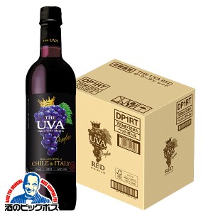 赤ワイン スマプレ会員 送料無料 サントリー THE UVA ザ ウーヴァ レッド ペット 720ml×1ケース/12本(012)『ASH』