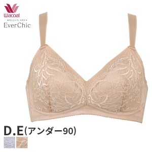 期間限定18%OFF 【メール便20】ワコール エバーシック ブラジャー ノンワイヤー(D Eカップ/アンダー90)BRA134