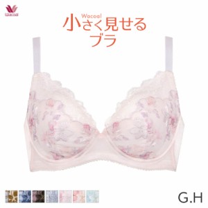 15%OFF ワコール 小さく見せるブラ レーシィ ブラジャー 3/4カップ(G Hカップ)BRB453