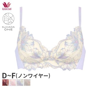 15%OFF ワコール スハダワン ブラジャー 3/4カップ ノンワイヤー(D E Fカップ)BRB421