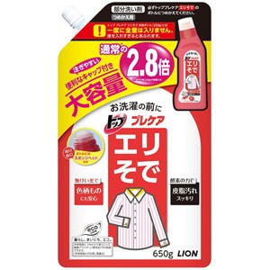 トップ プレケア えりそで用 つめかえ用 大容量 650g