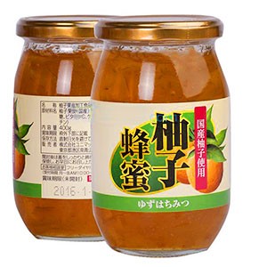 国産　柚子蜂蜜(400g)