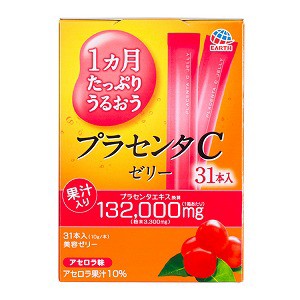 1ヵ月たっぷりうるおうプラセンタCゼリー 10g×31本 アセロラ味