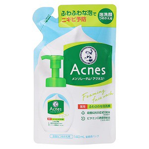 メンソレータム アクネス 薬用ふわふわな泡洗顔 つめかえ用 140mL 医薬部外品