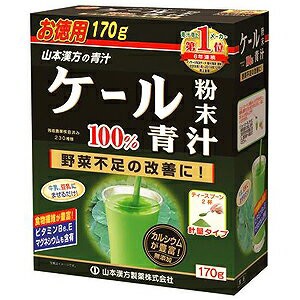山本漢方 ケール粉末100% 青汁　170ｇ