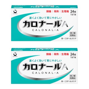 【第2類医薬品】カロナールA 24錠×2個セット ※セルフメディケーション税制対象商品 メール便送料無料