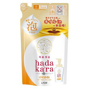 hadakara(ハダカラ) ボディソープ 泡で出てくるオイルインタイプ つめかえ用 420ml