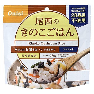 アルファ米 尾西のきのこごはん 100g