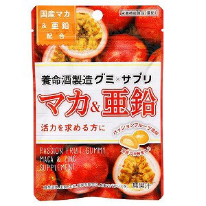 養命酒製造 グミ×サプリ マカ＆亜鉛 40g メール便送料無料