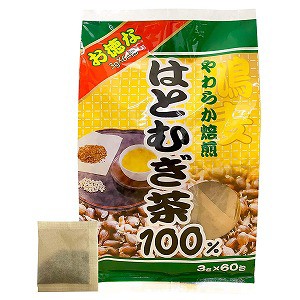 ユウキ製薬 お徳なはとむぎ茶100％ 3g×60包