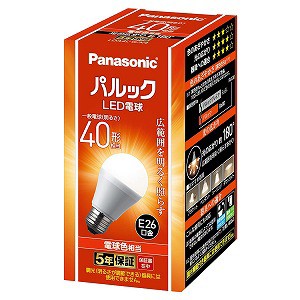 パナソニック LED電球 4.4W(電球色相当) LDA4LGK4