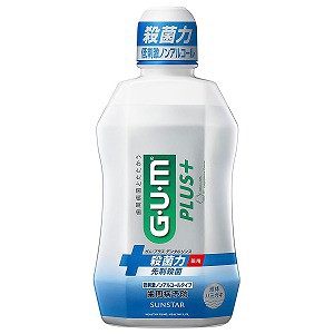 ガム・プラス デンタルリンス 低刺激ノンアルコールタイプ 450ml