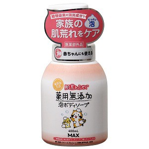 肌荒れふせぐ薬用無添加泡ボディソープ 本体 400mL