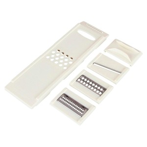 貝印 カセット式調理器セット(スライス、千切り、ツマ切り、おろし、指ガード) DH8039