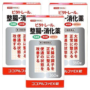 【第3類医薬品】ビタトレール ココアルファEX錠 360錠×3個セット 送料無料