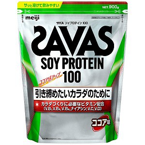 ザバス ソイプロテイン100 ココア味 900g