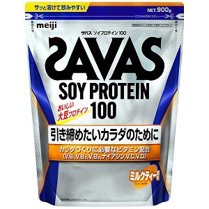 ザバス ソイプロテイン100 ミルクティー風味 900g 送料無料